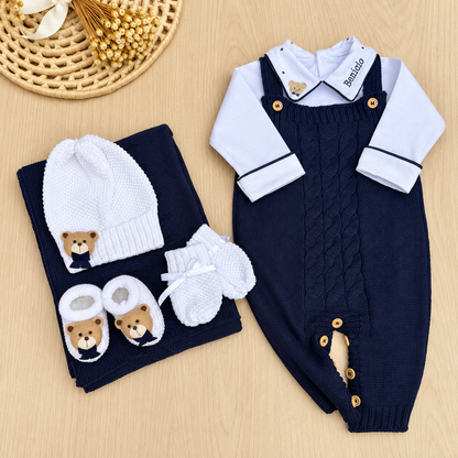 Saída Maternidade Tricot Theo Personalizado