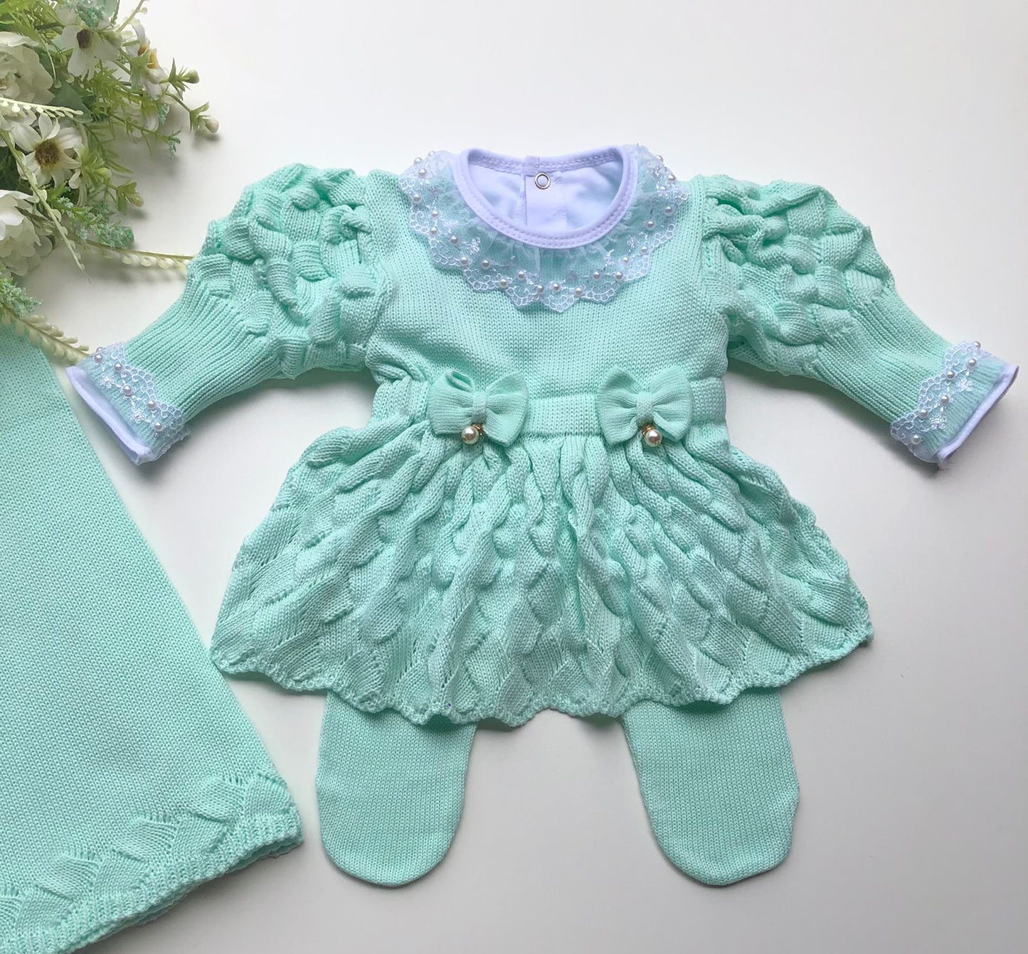 Saída Maternidade Tricot Bianca