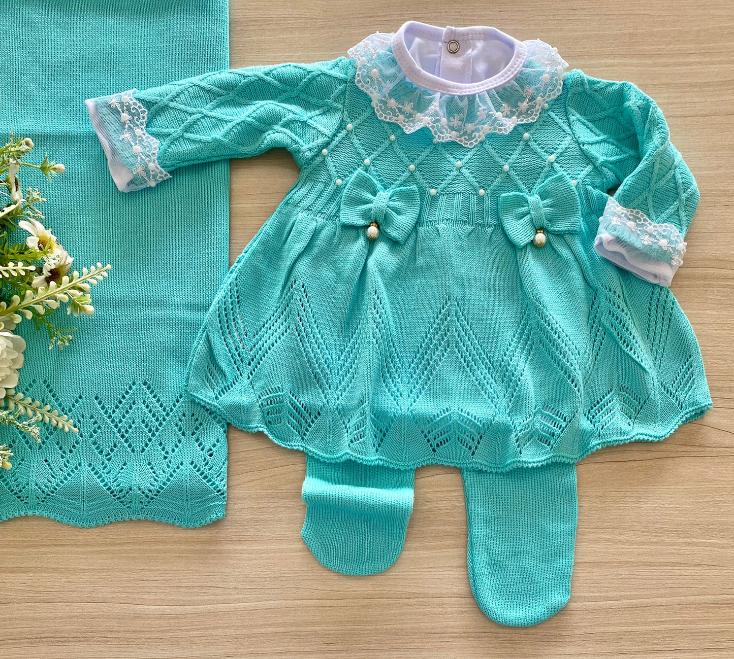 Saída Maternidade Tricot Giovanna