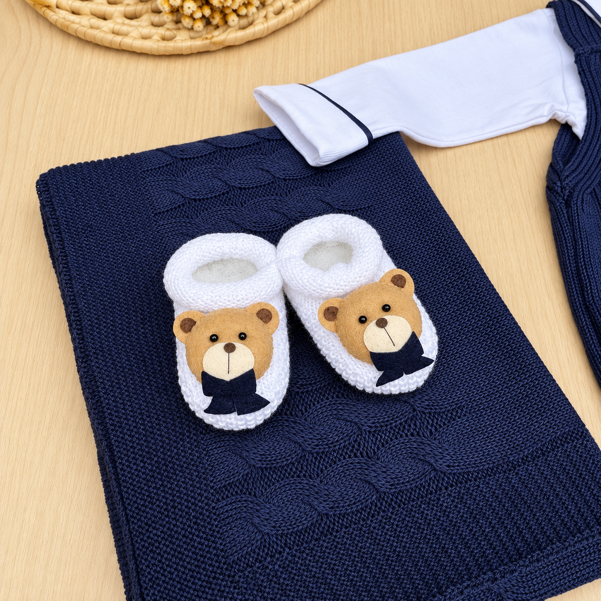 Saída Maternidade Tricot Theo Personalizado