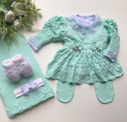 Saída Maternidade Tricot Bianca
