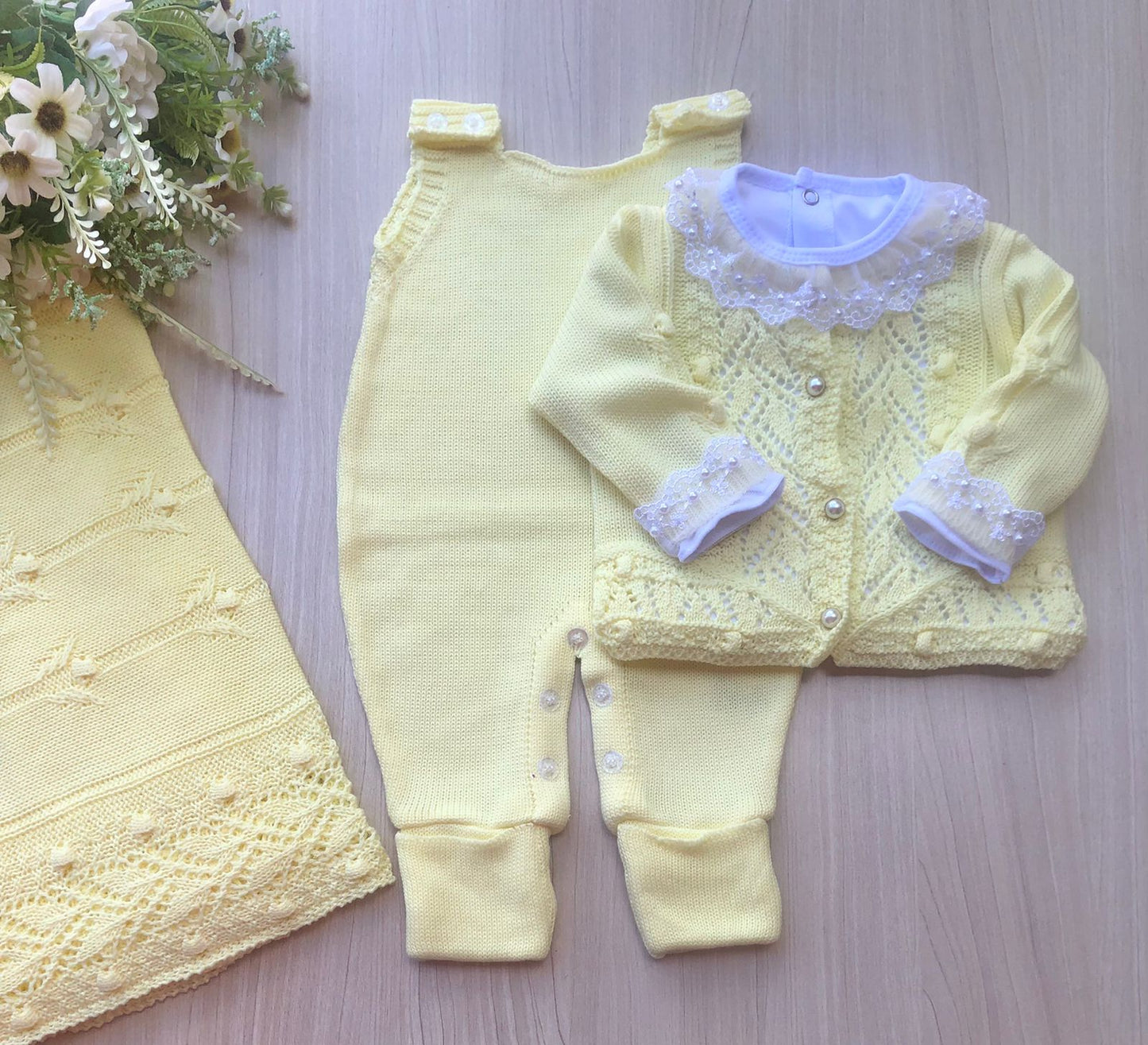Saída Maternidade Tricot Bruna
