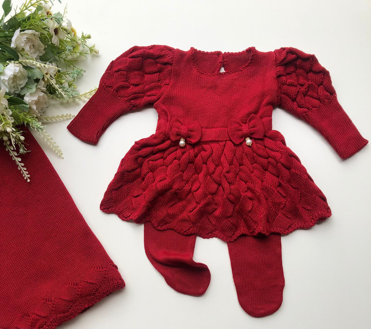 Saída Maternidade Tricot Bianca