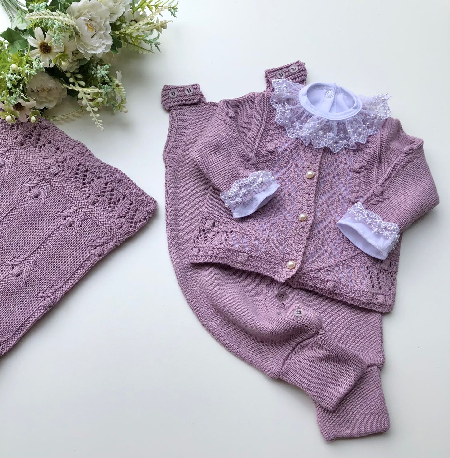 Saída Maternidade Tricot Bruna
