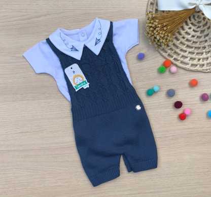 Romper Bebê Tricot Felipe