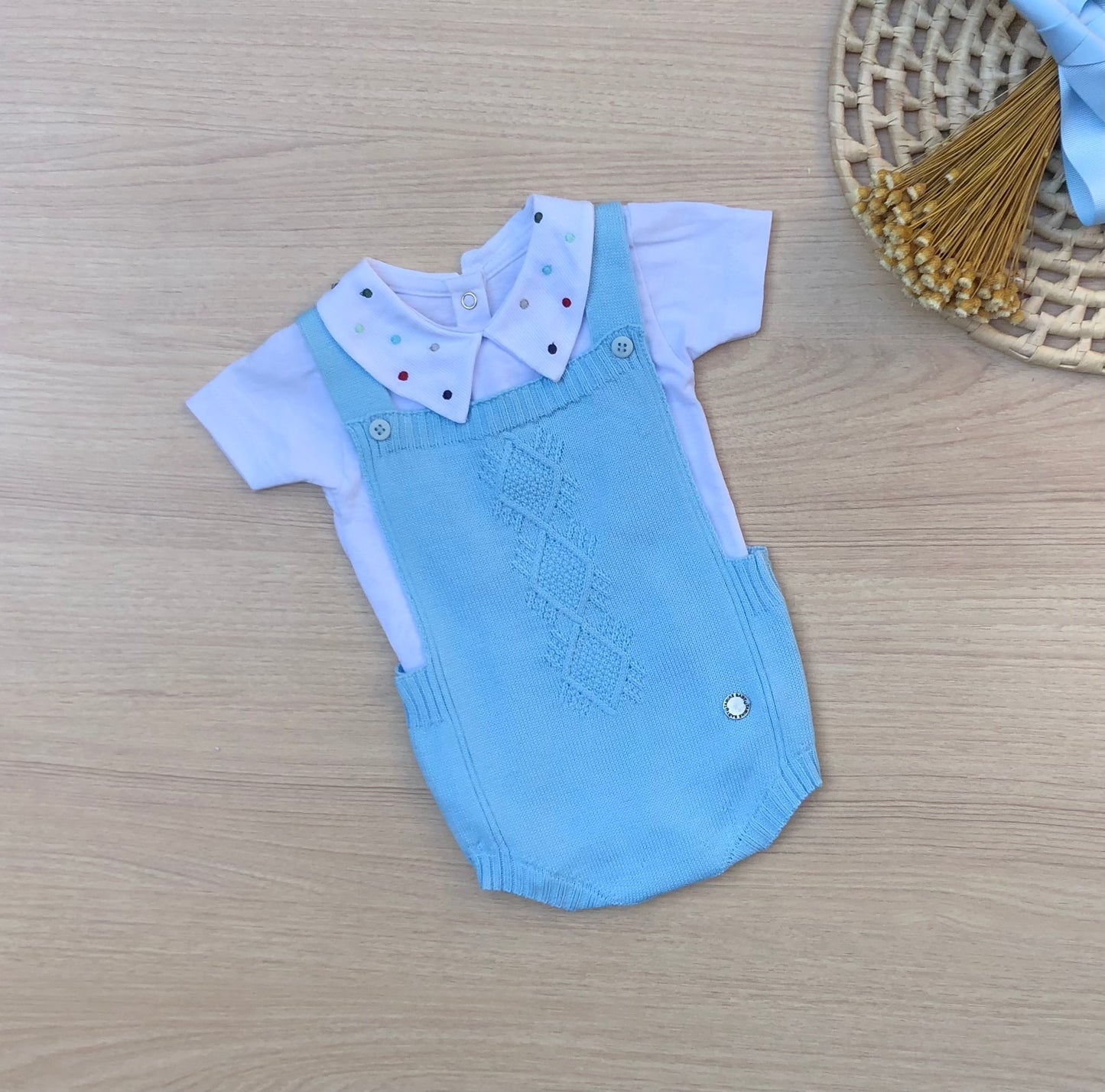 Romper Bebê Tricot Rafael