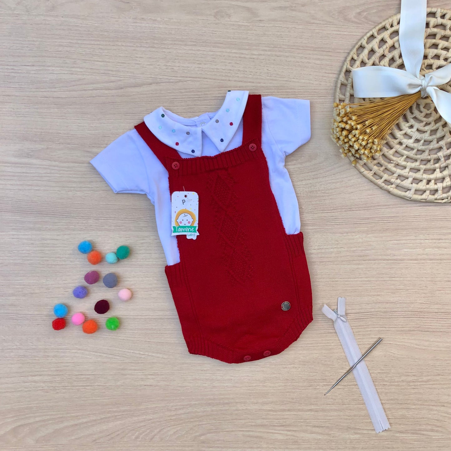Romper Bebê Tricot Rafael