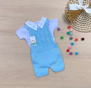 Romper Bebê Tricot Felipe