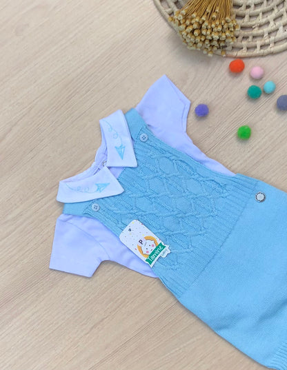 Romper Bebê Tricot Felipe