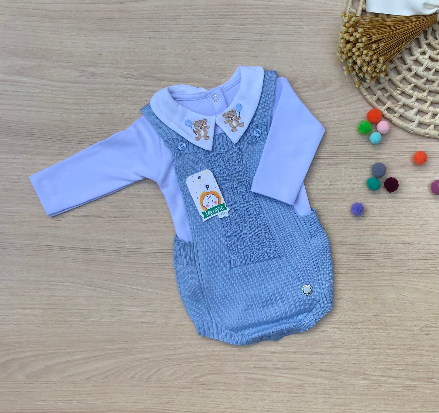 Romper Bebê Tricot Renan