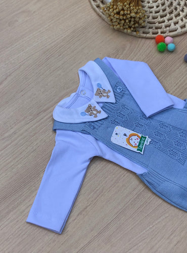 Romper Bebê Tricot Renan