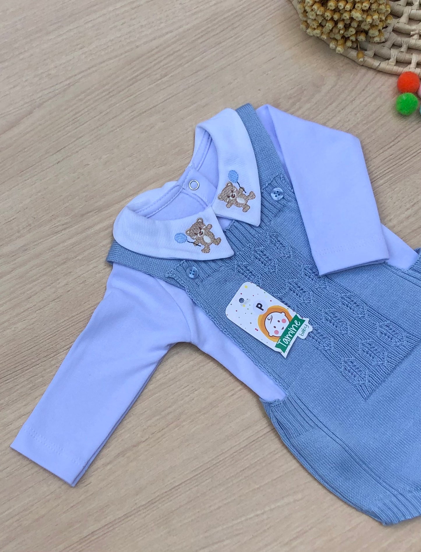 Romper Bebê Tricot Renan