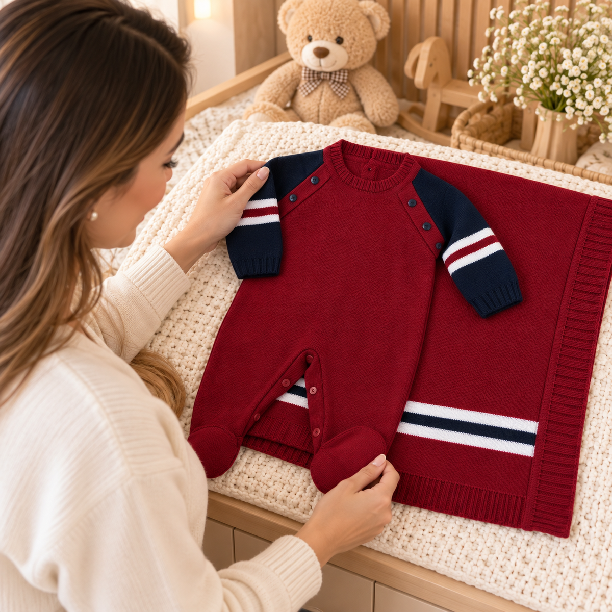 Saída Maternidade Tricot Tobias
