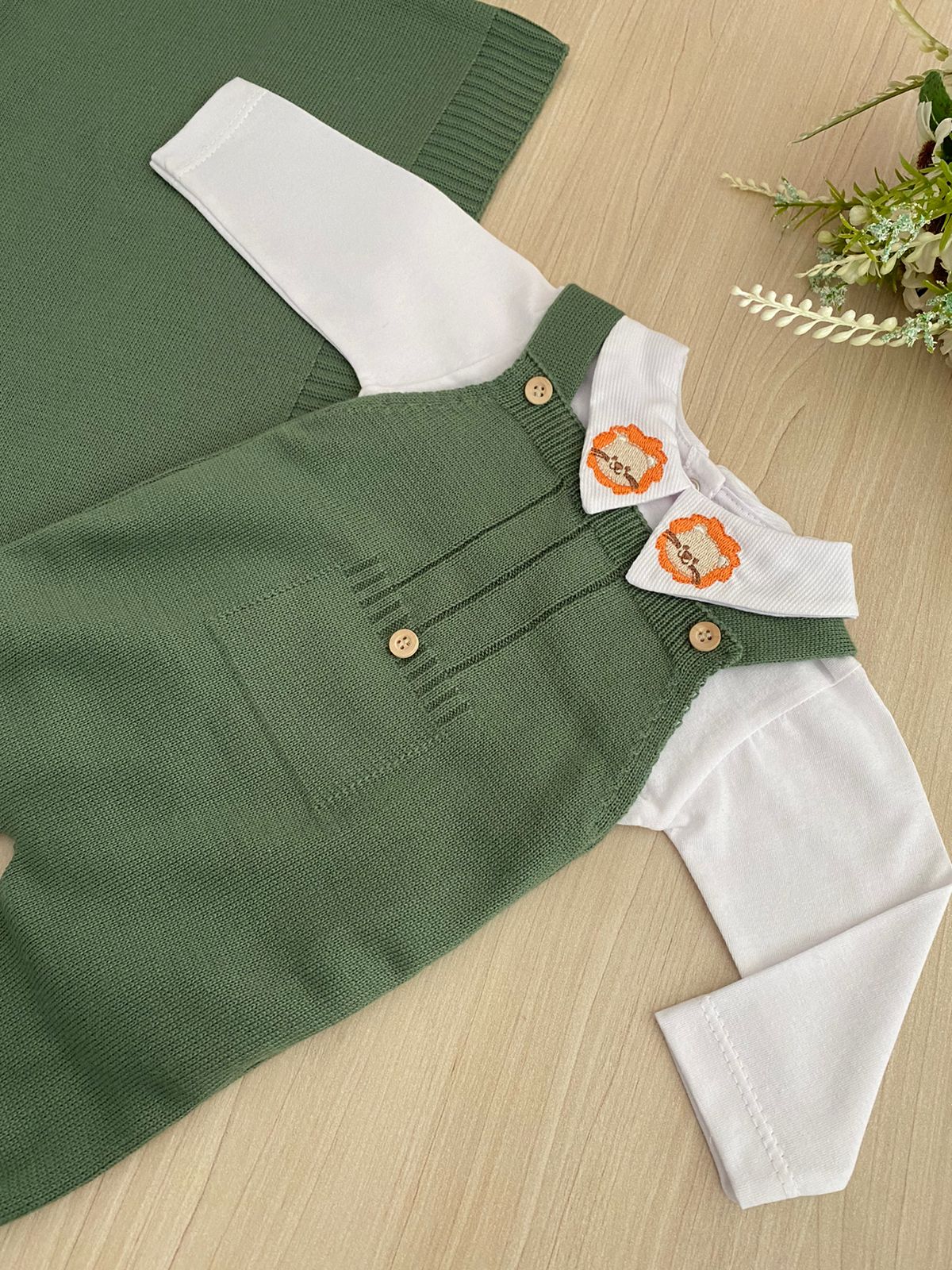 Saída Maternidade Tricot Lorenzo