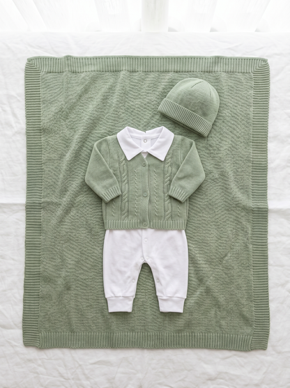 Saída Maternidade Tricot Wllian