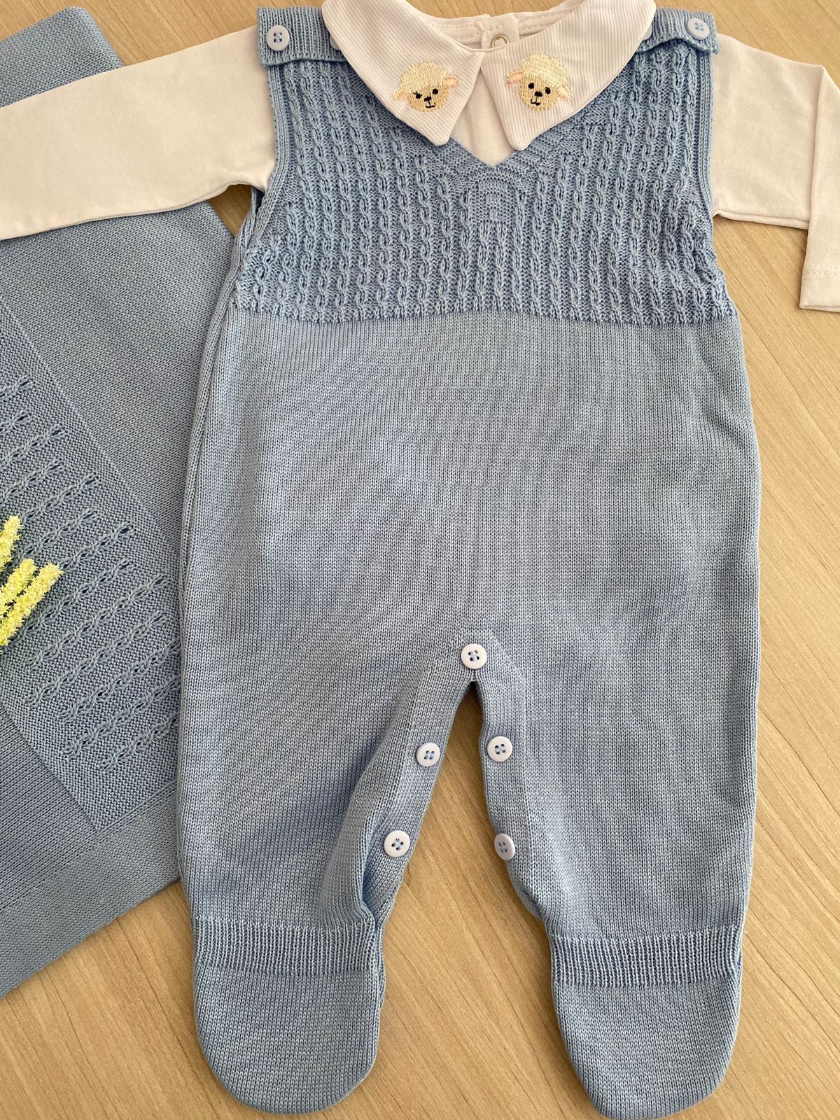Saída Maternidade Tricot Tomás