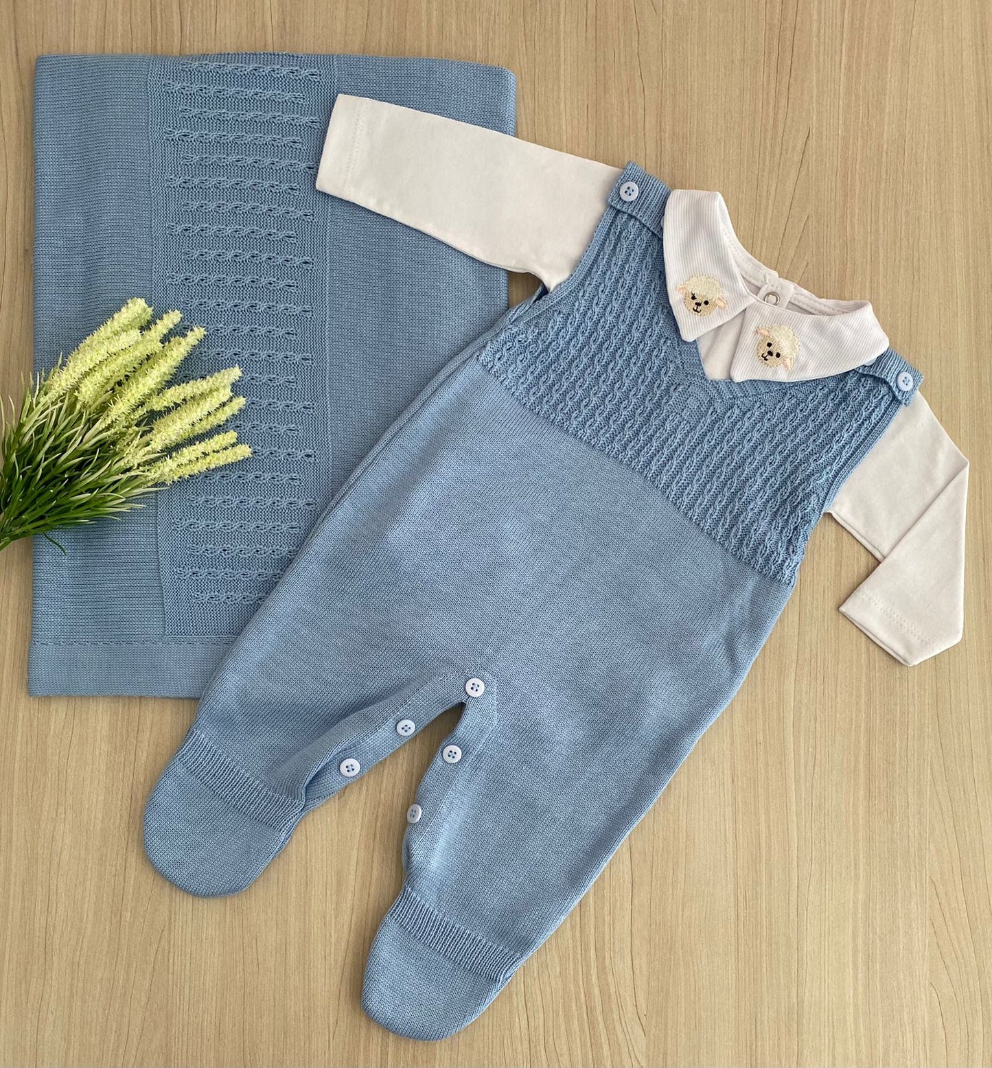 Saída Maternidade Tricot Tomás