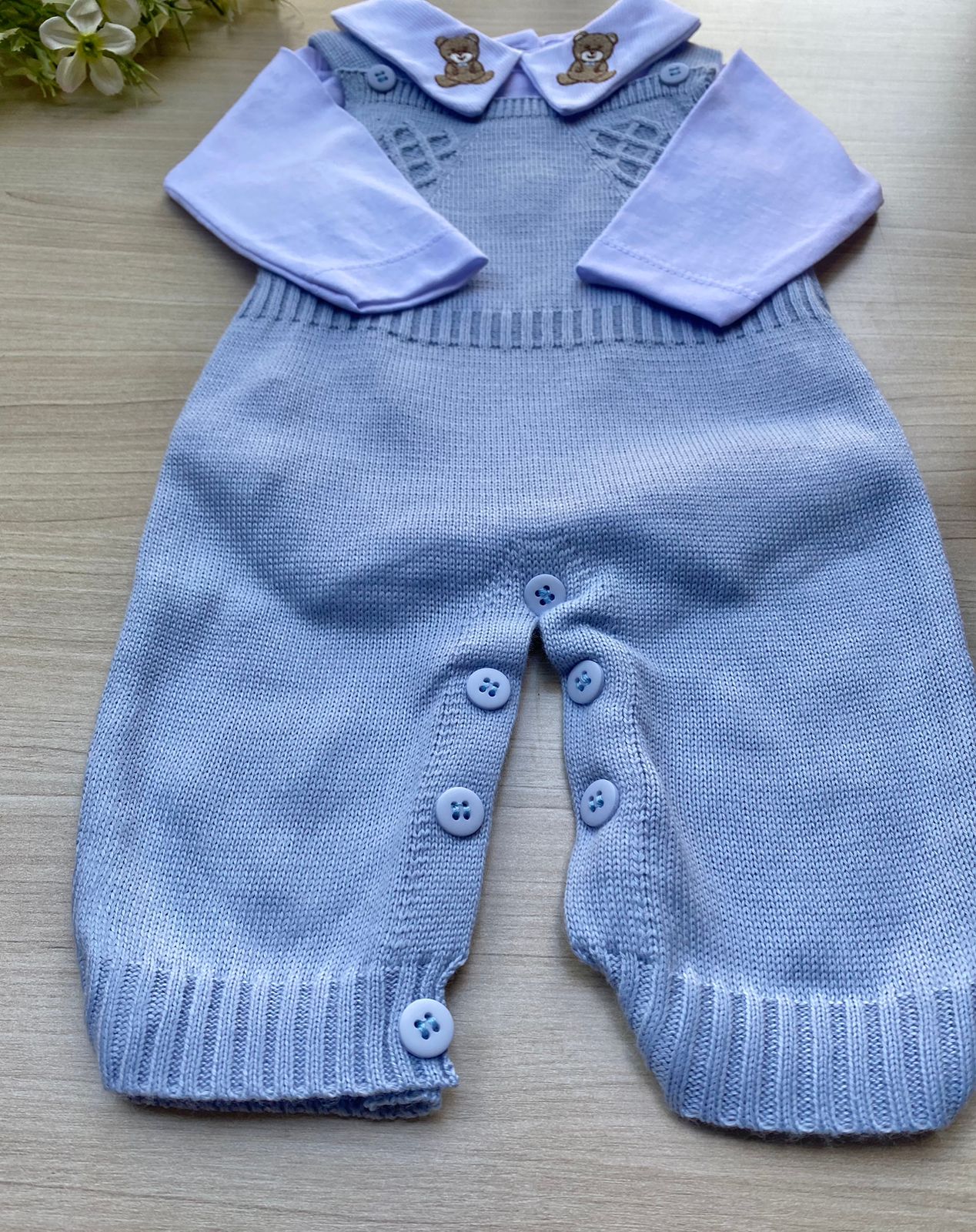 Macacão Bebê Tricot Lucca