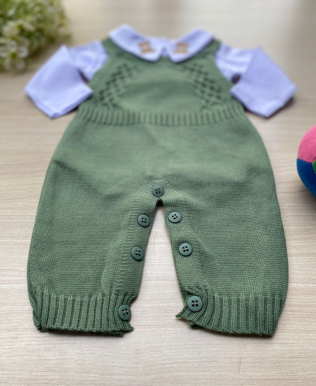 Macacão Bebê Tricot Lucca