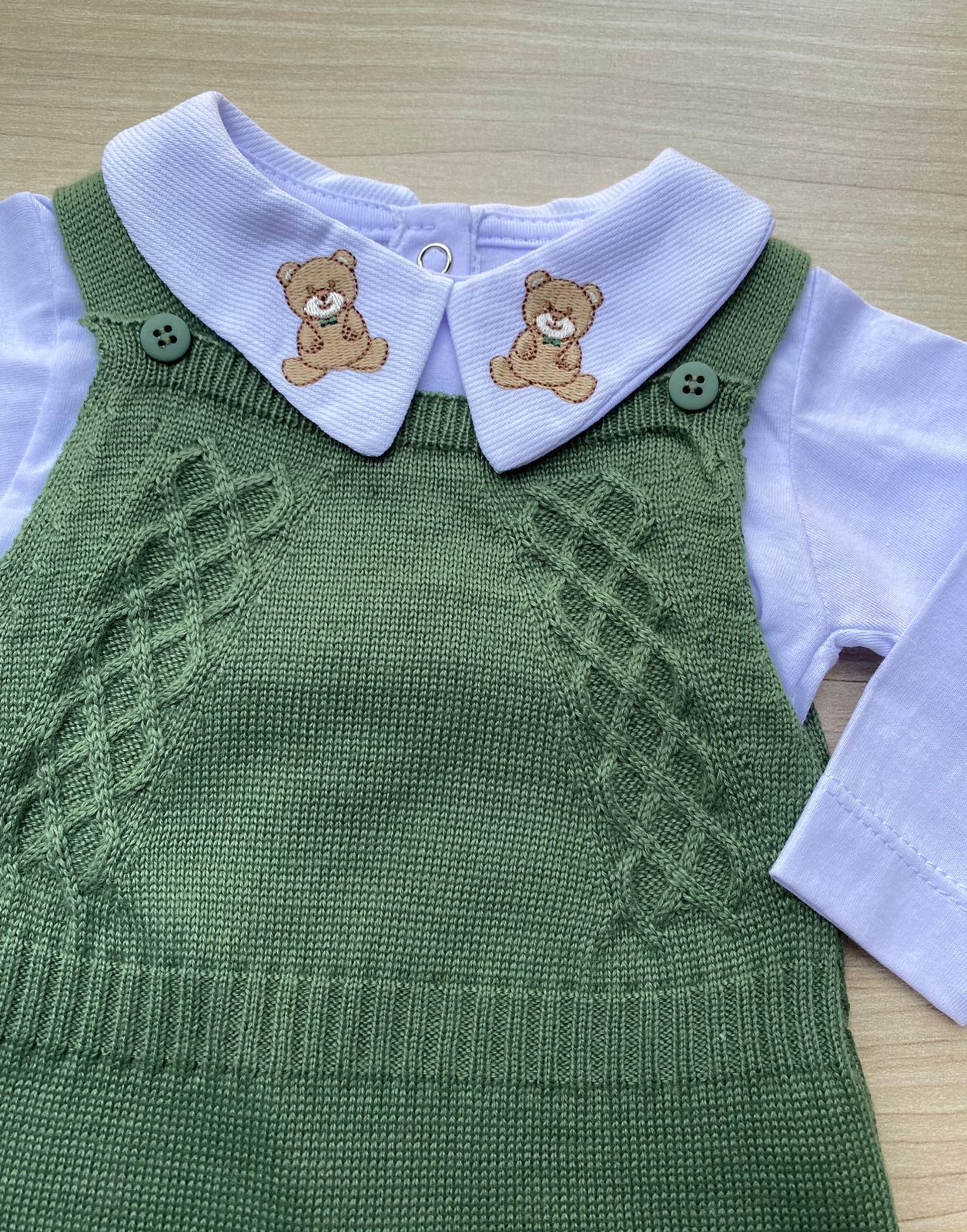 Macacão Bebê Tricot Lucca