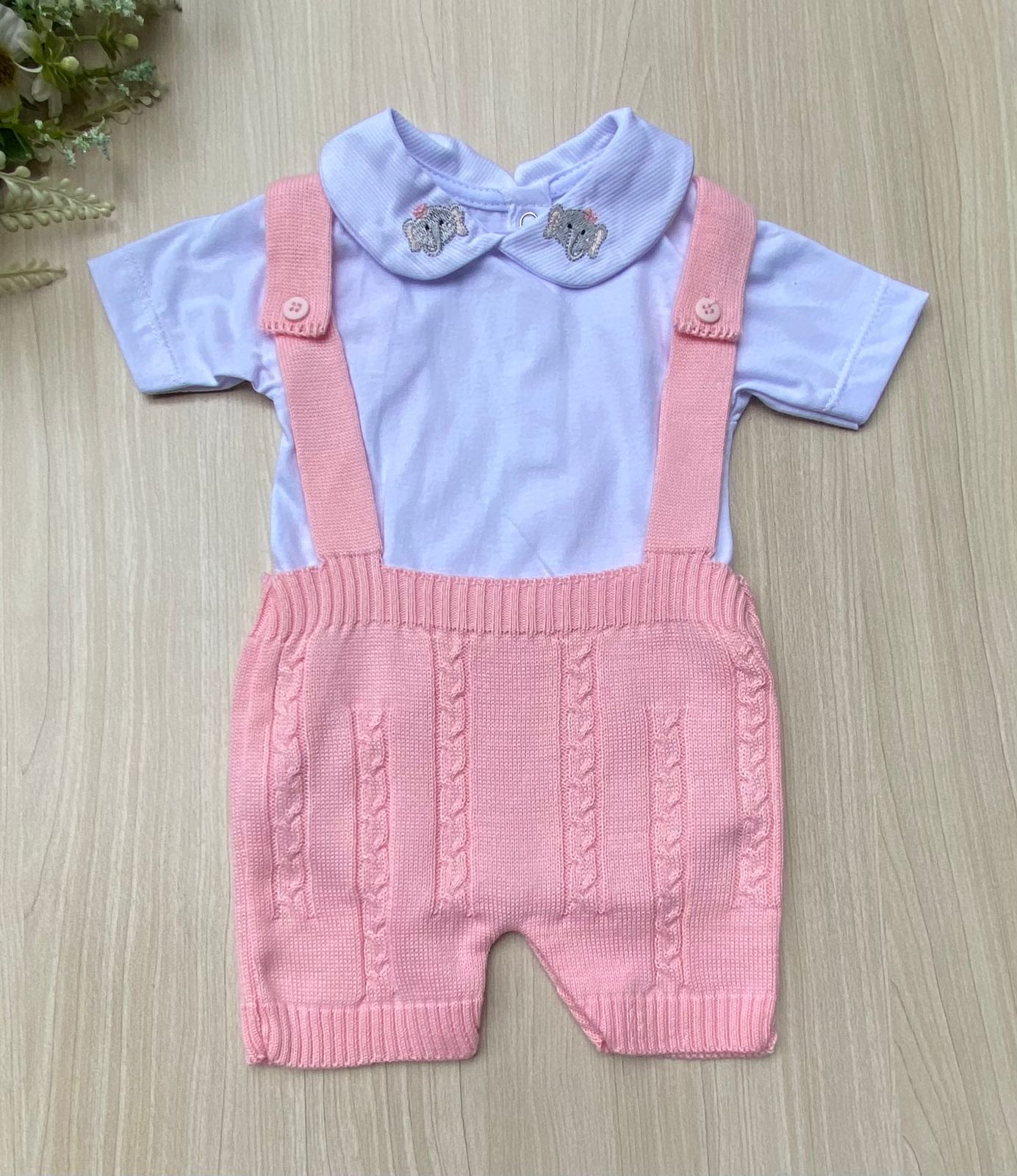 Romper Bebê Tricot Vanessa