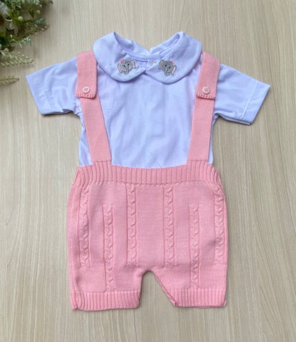 Romper Bebê Tricot Vanessa