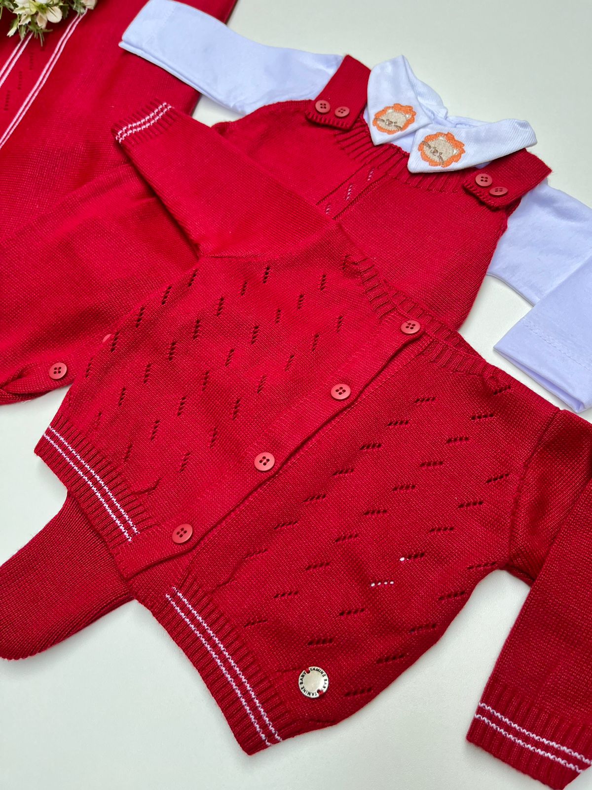 Saída Maternidade Tricot Bomber