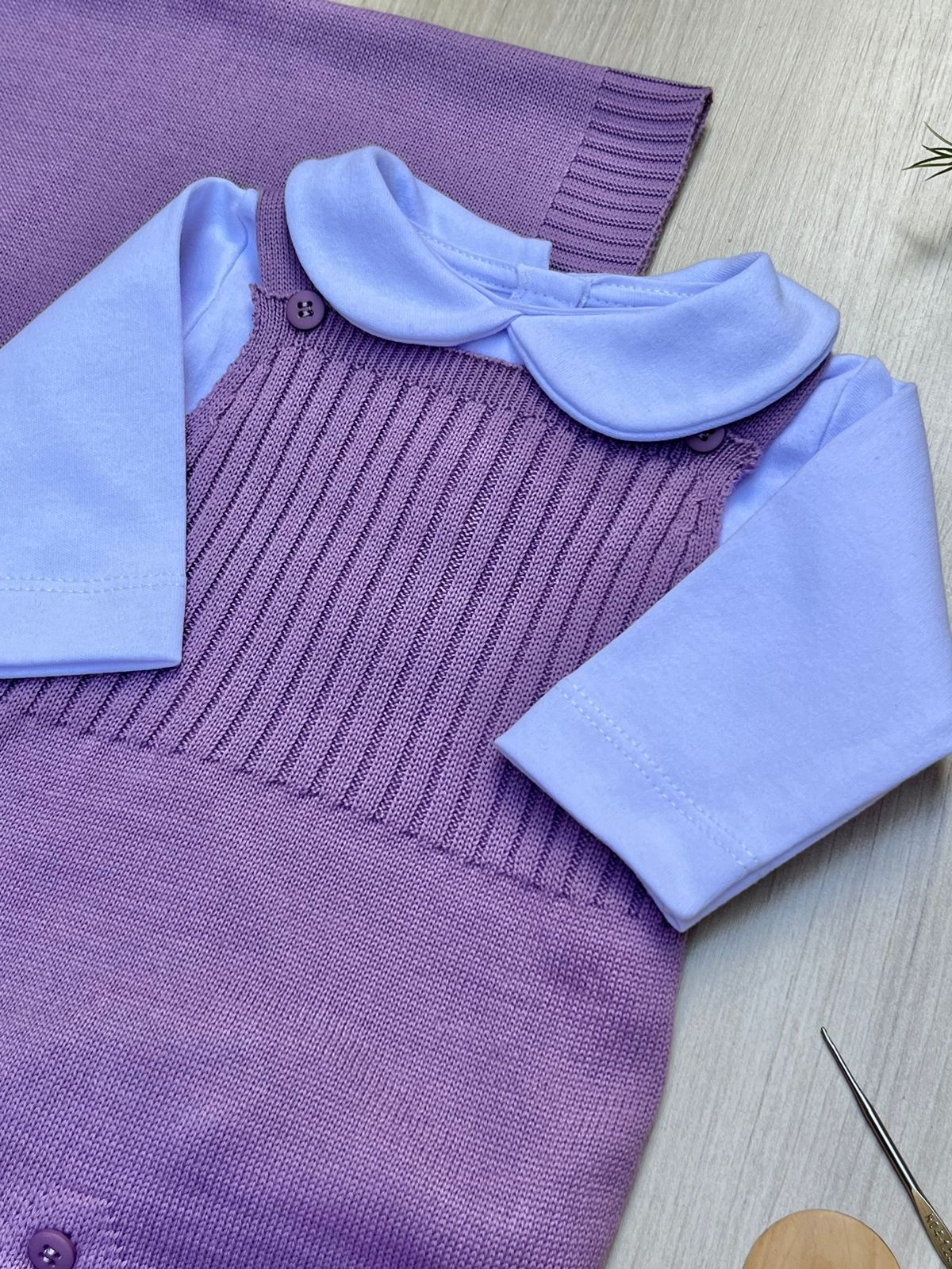 Saída Maternidade Tricot Sara