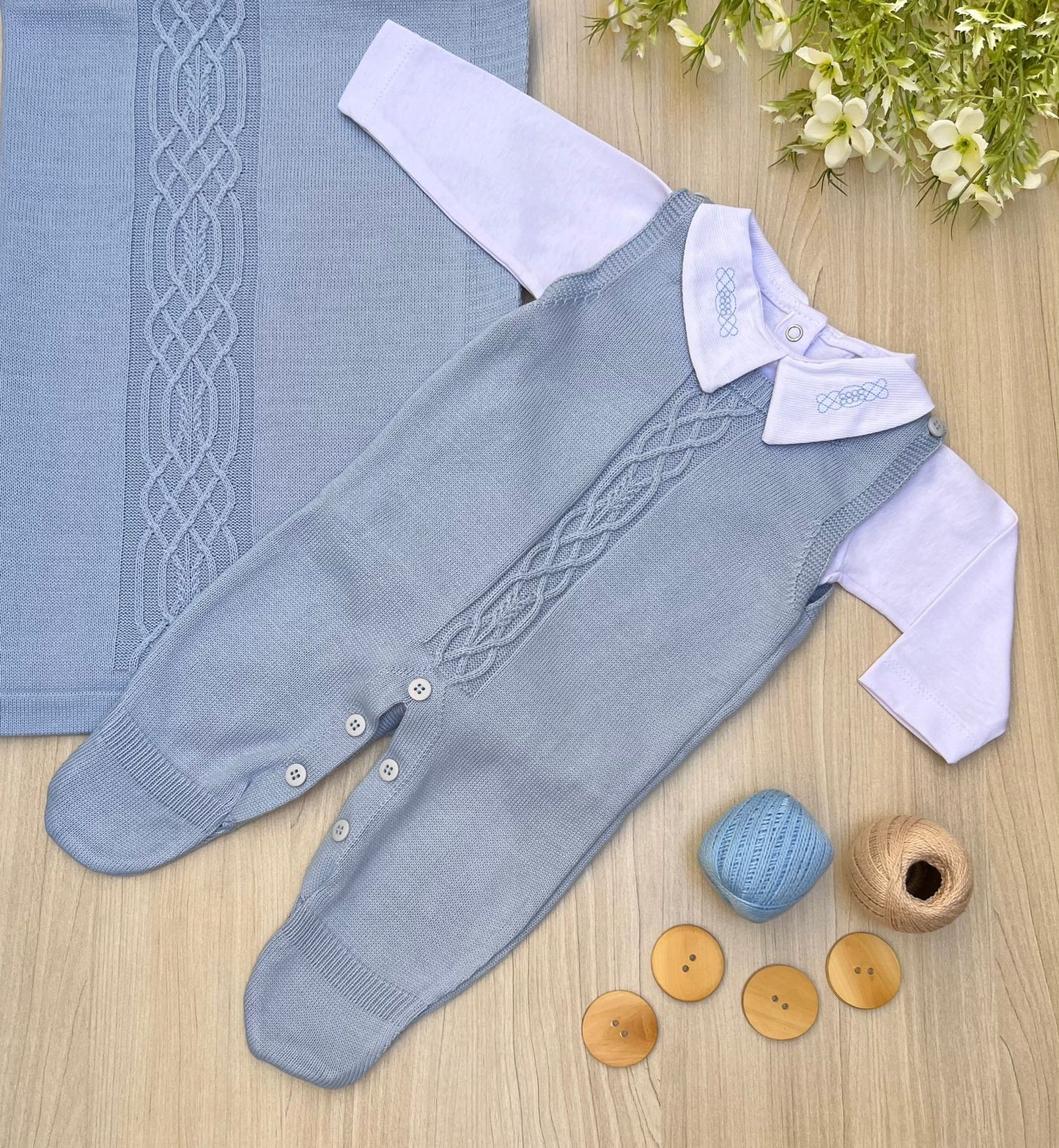 Saída Maternidade Tricot Bernardo