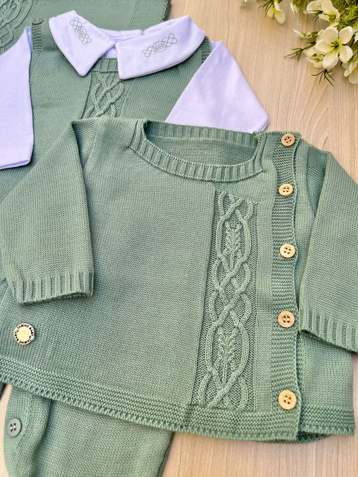 Saída Maternidade Tricot Bernardo