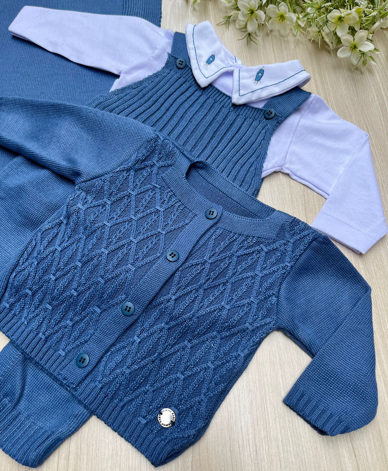 Saída Maternidade Tricot Luigi