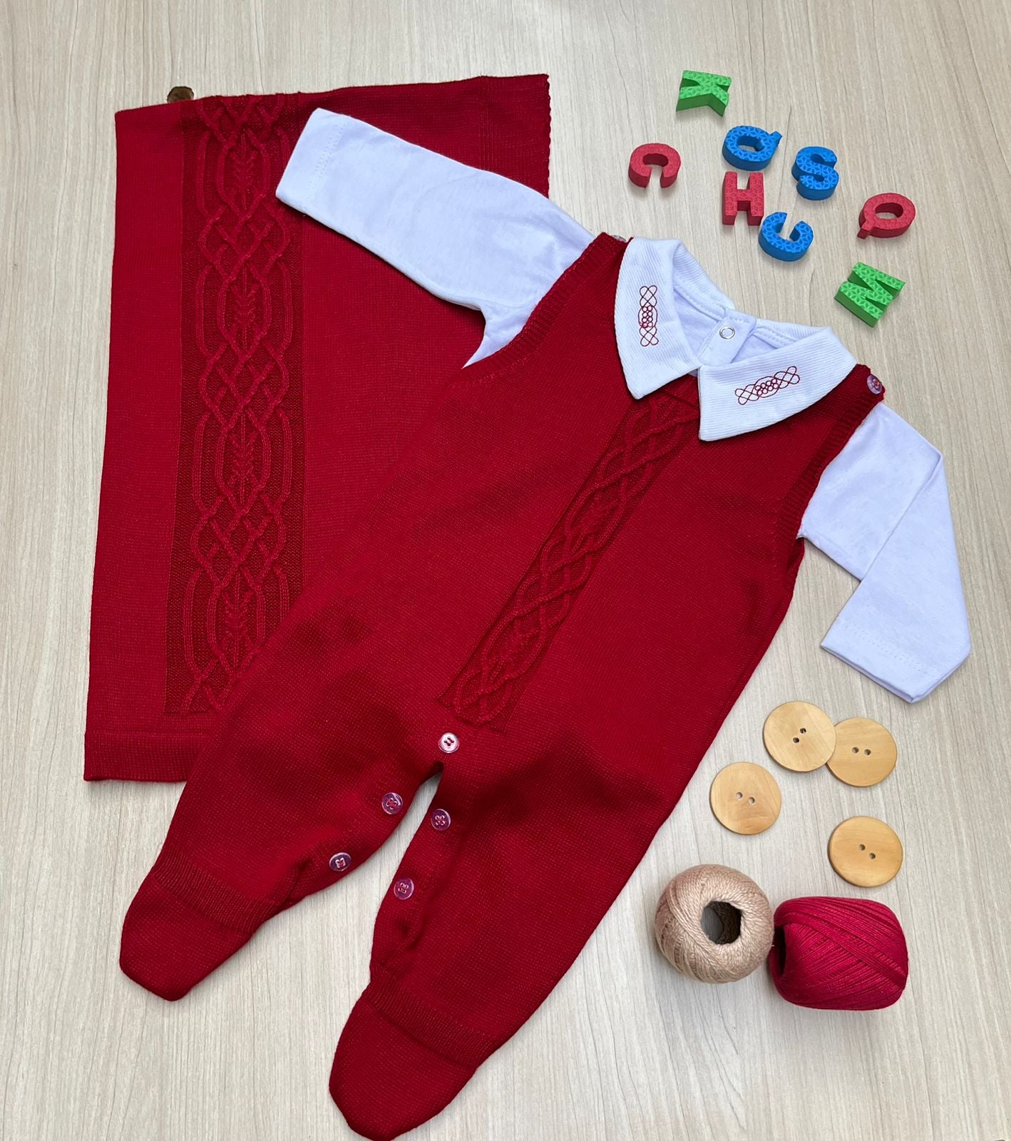 Saída Maternidade Tricot Bernardo