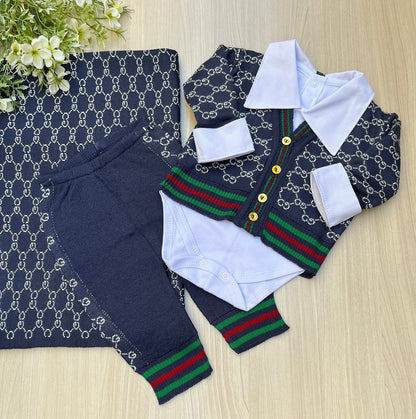 Saída Maternidade Tricot Heitor