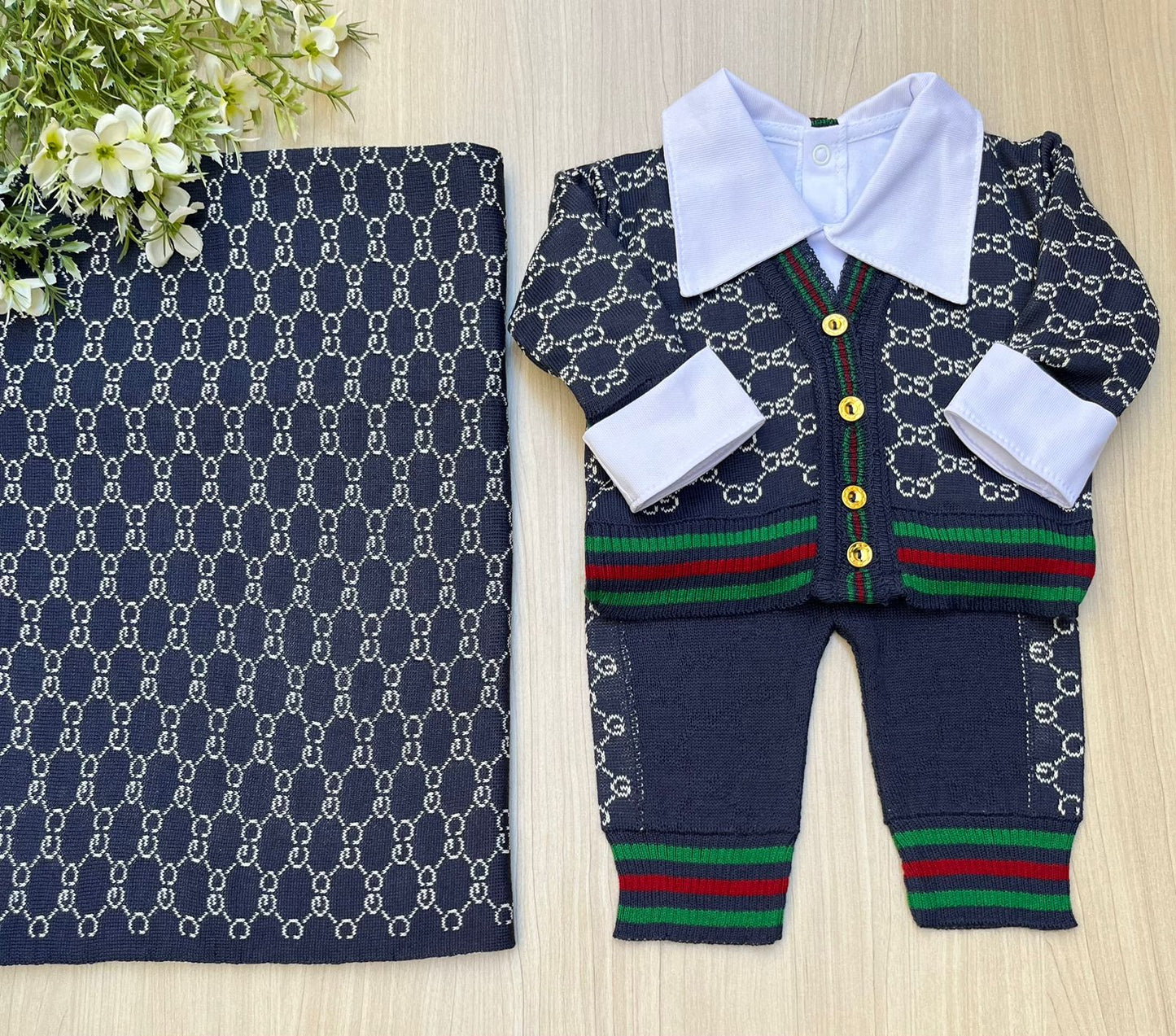 Saída Maternidade Tricot Heitor