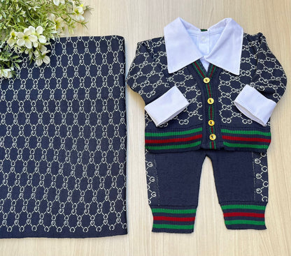 Saída Maternidade Tricot Heitor