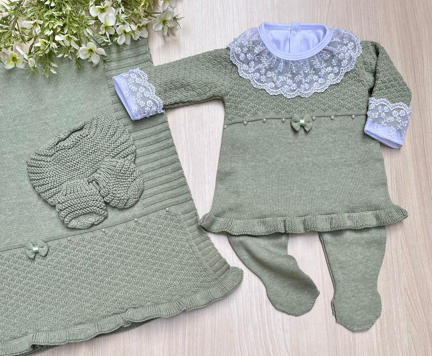 Saída Maternidade Tricot Luanda