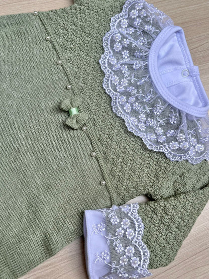 Saída Maternidade Tricot Luanda