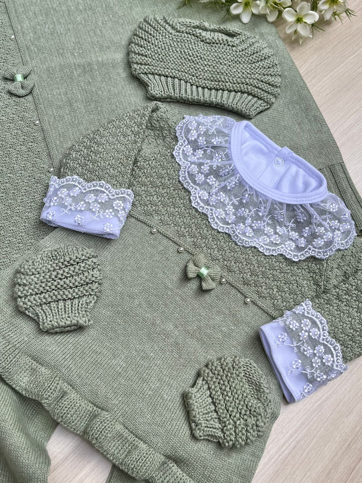 Saída Maternidade Tricot Luanda