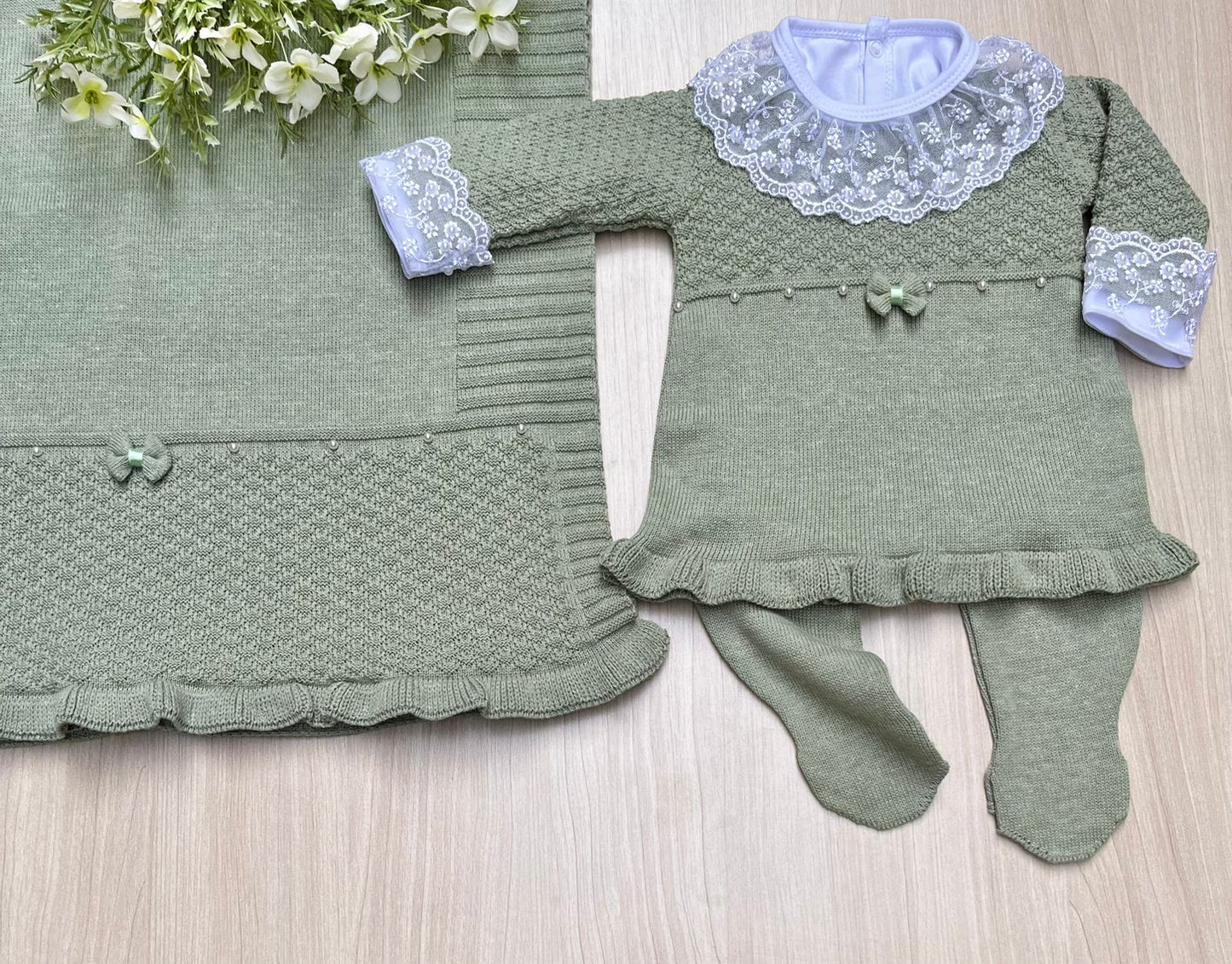 Saída Maternidade Tricot Luanda