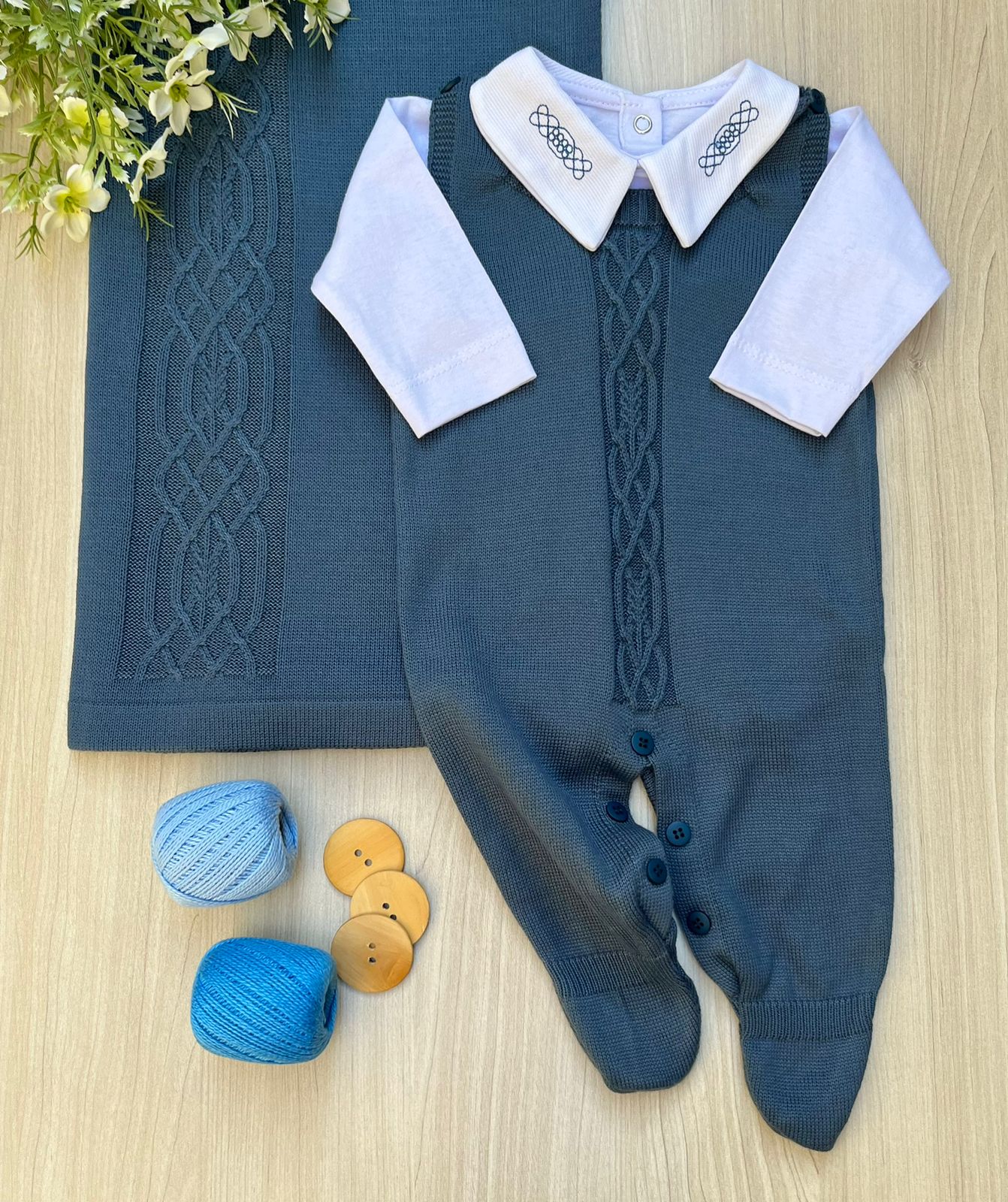 Saída Maternidade Tricot Bernardo