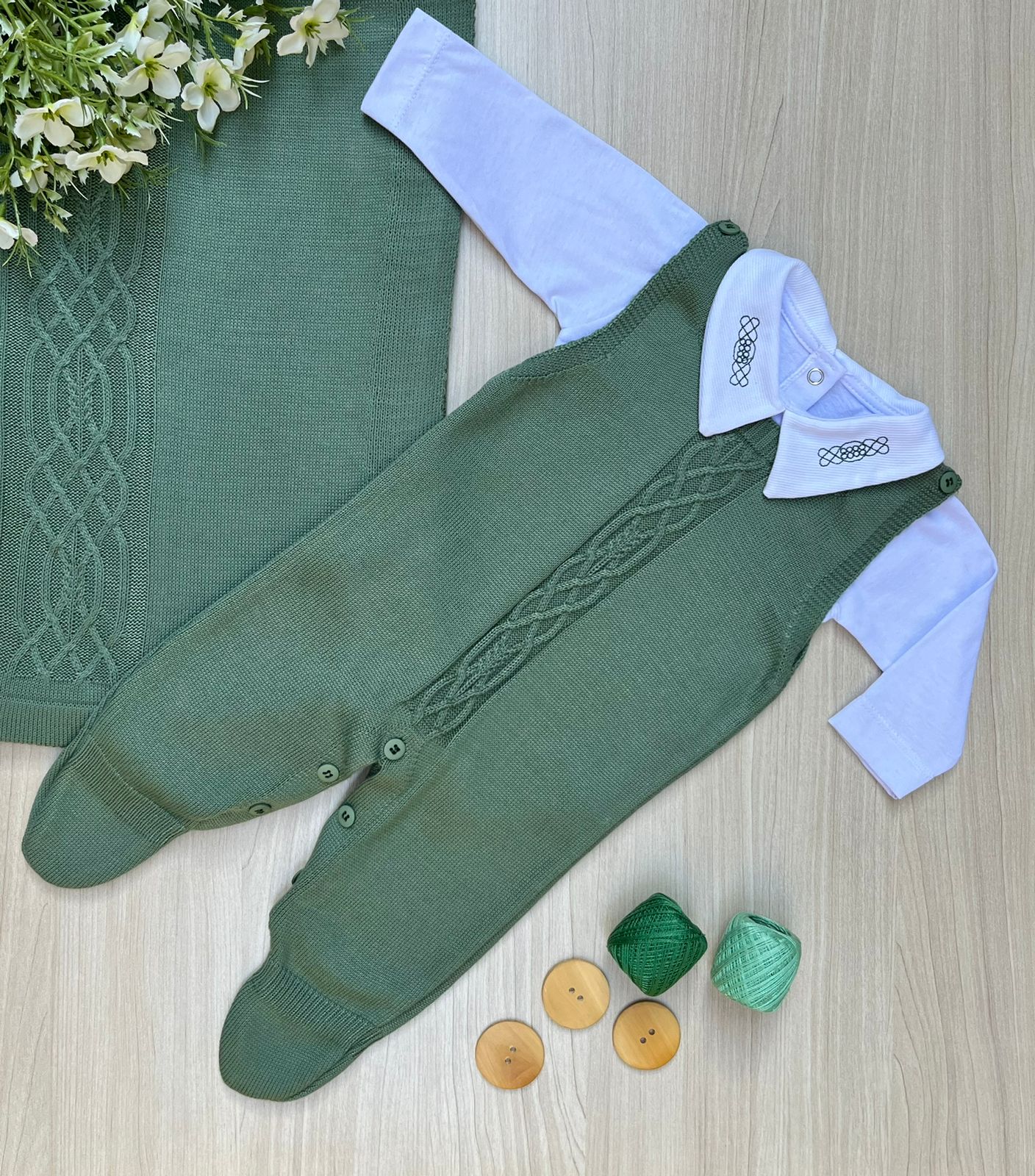 Saída Maternidade Tricot Bernardo