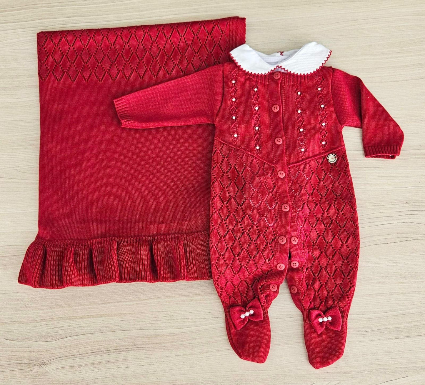 Saída Maternidade Tricot Lila