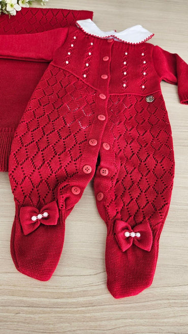 Saída Maternidade Tricot Lila