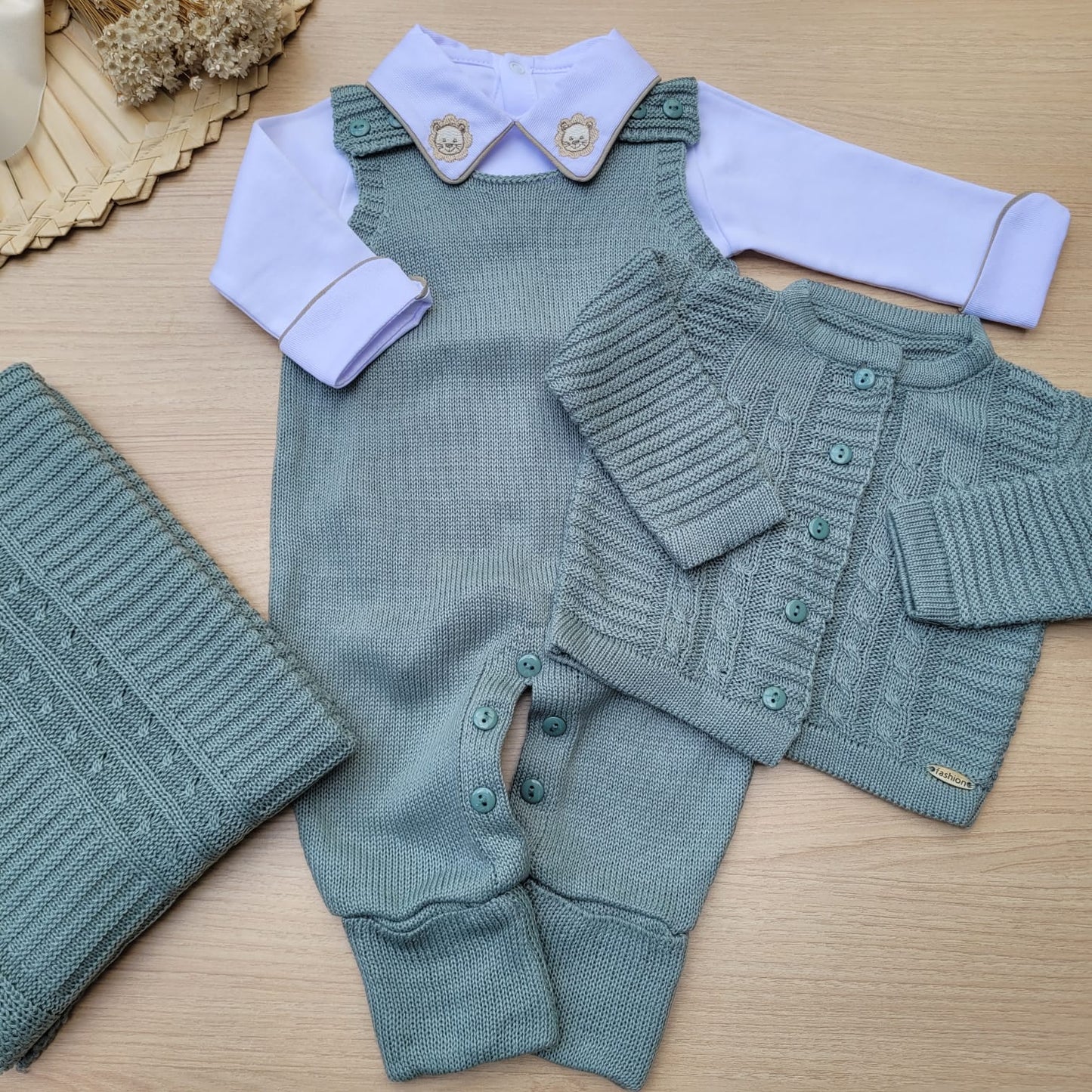 Saída Maternidade Tricot Alex
