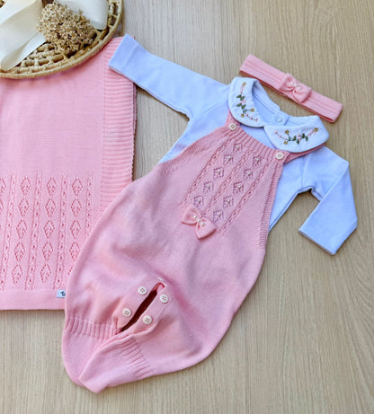 Saída Maternidade Tricot Maria Carolina