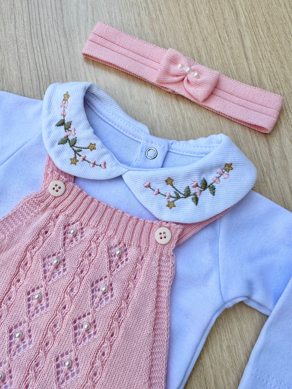 Saída Maternidade Tricot Maria Carolina