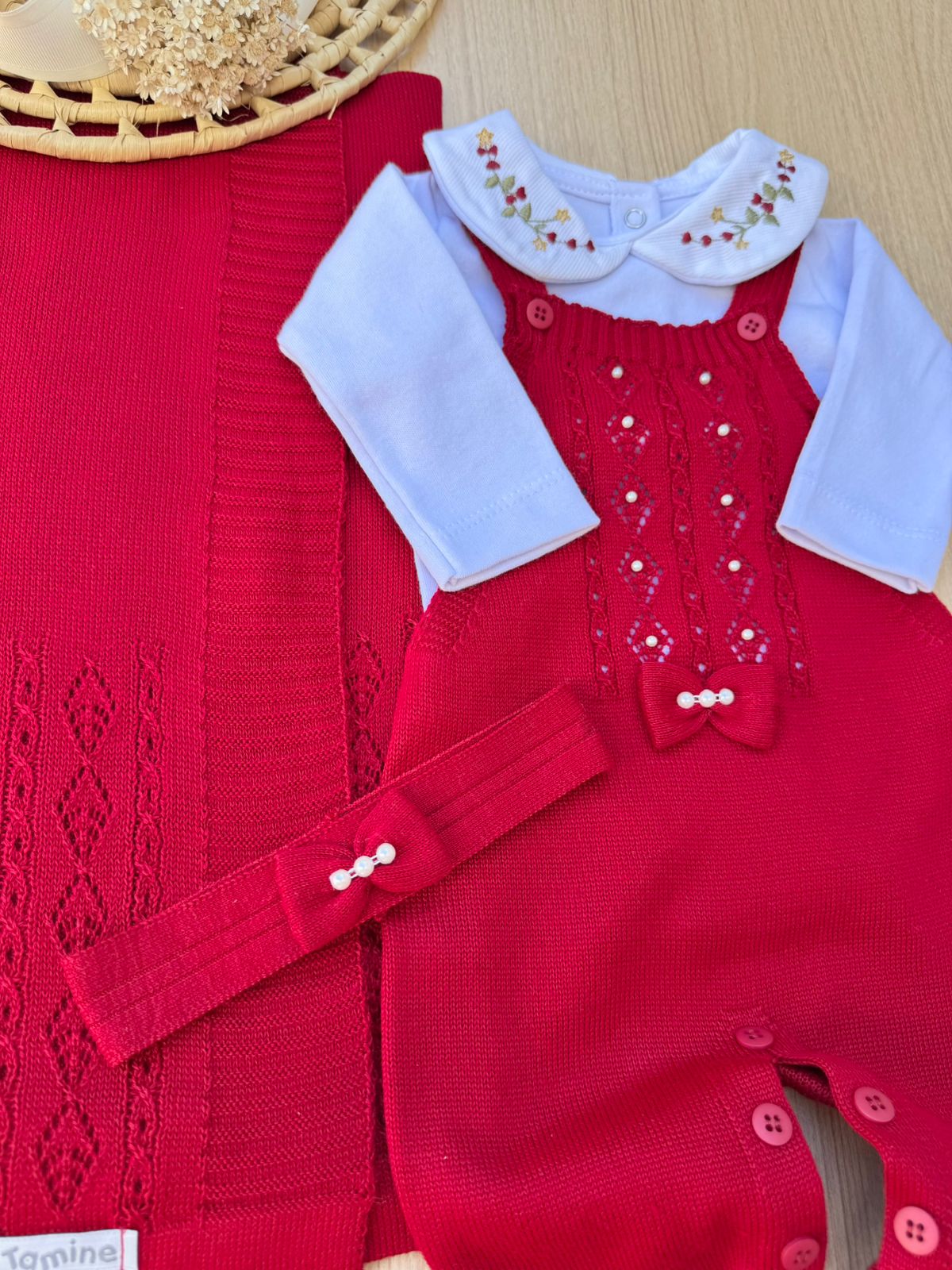 Saída Maternidade Tricot Maria Carolina