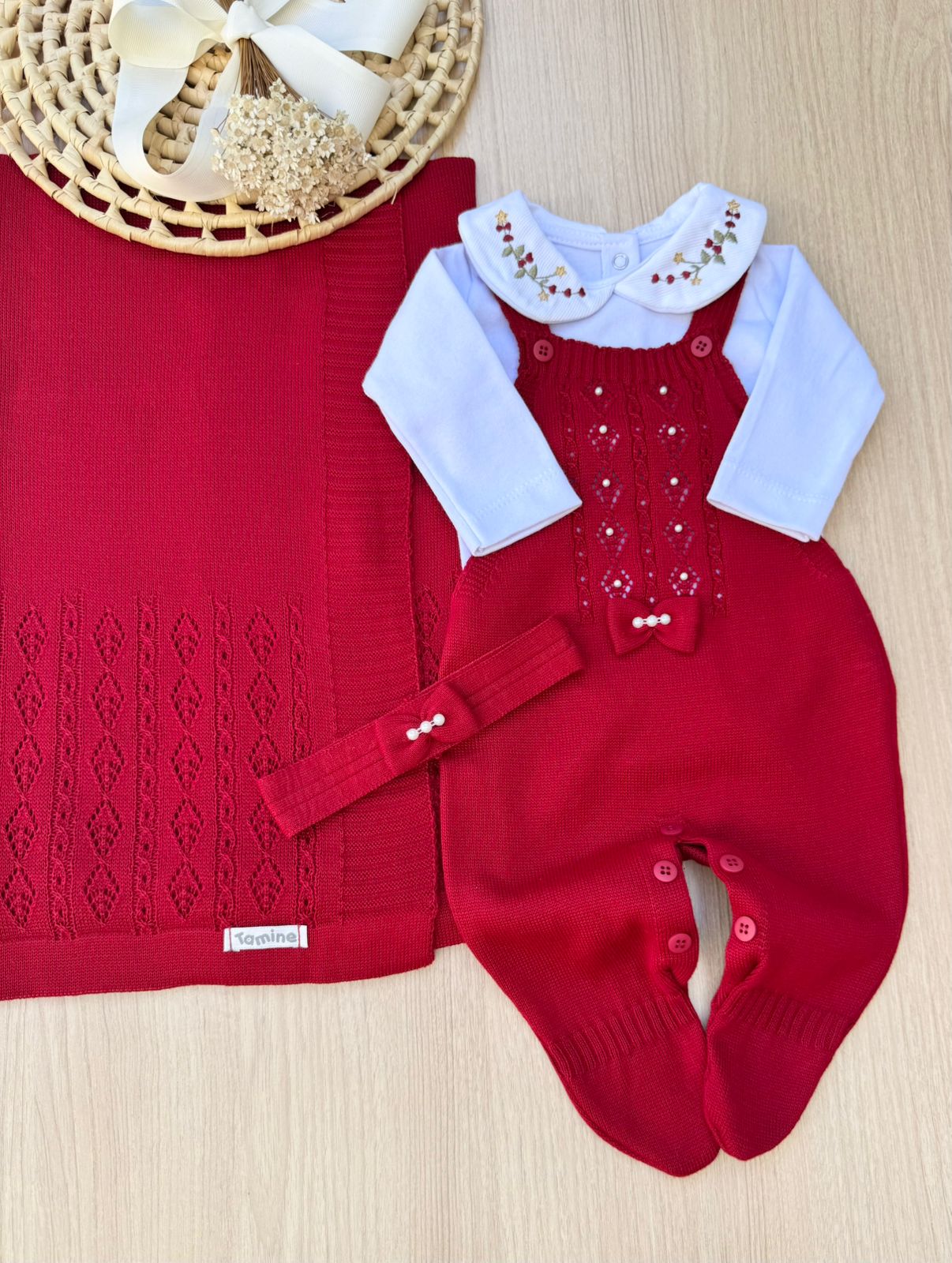 Saída Maternidade Tricot Maria Carolina