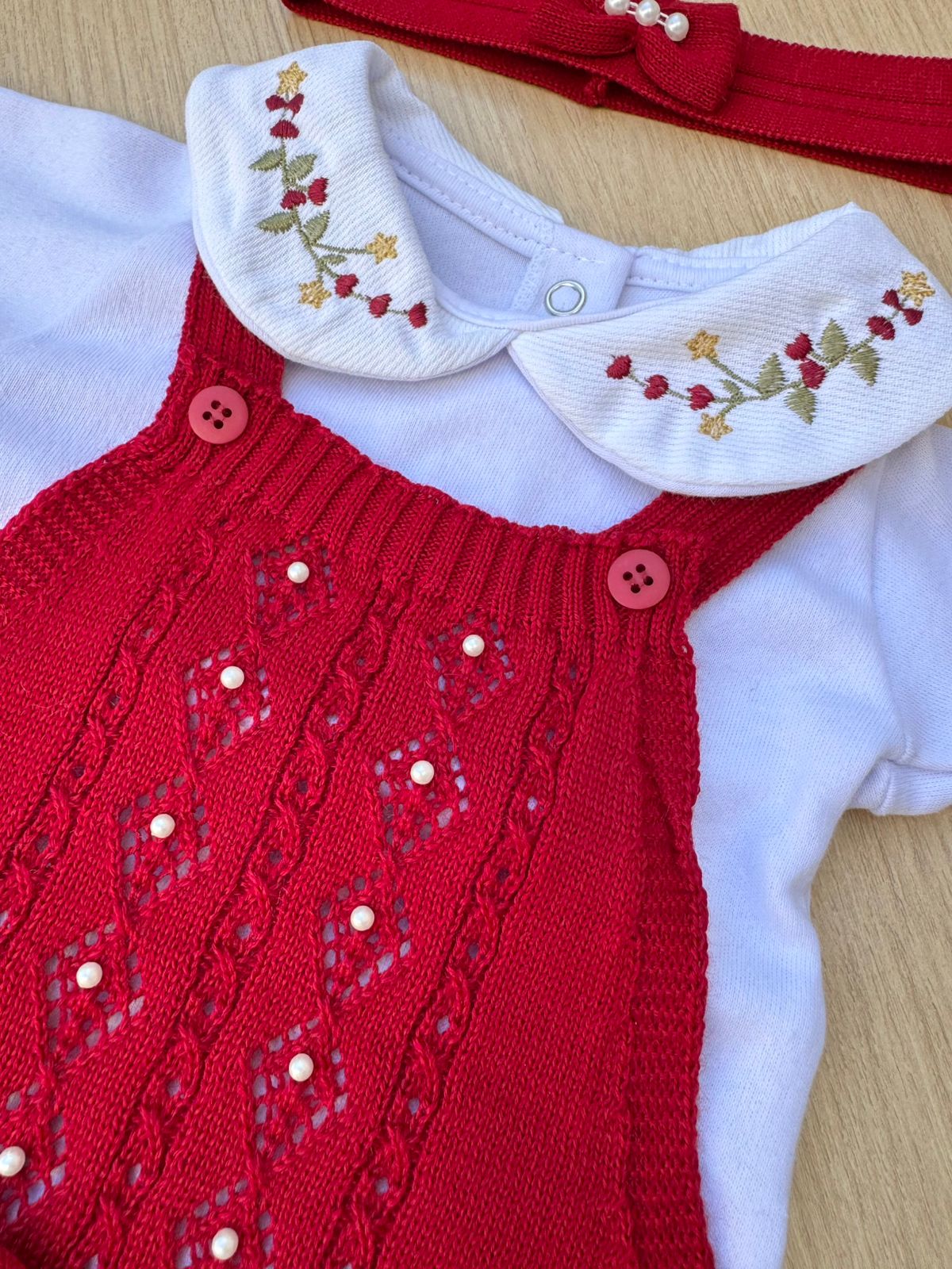 Saída Maternidade Tricot Maria Carolina