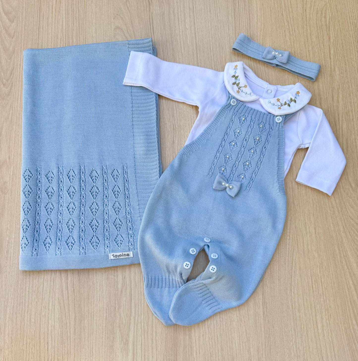 Saída Maternidade Tricot Maria Carolina